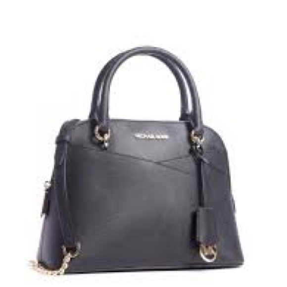 Michael Kors Handbags - Michael Kors Jet Set Travel Medium Saffiano Leather Dome Satchel